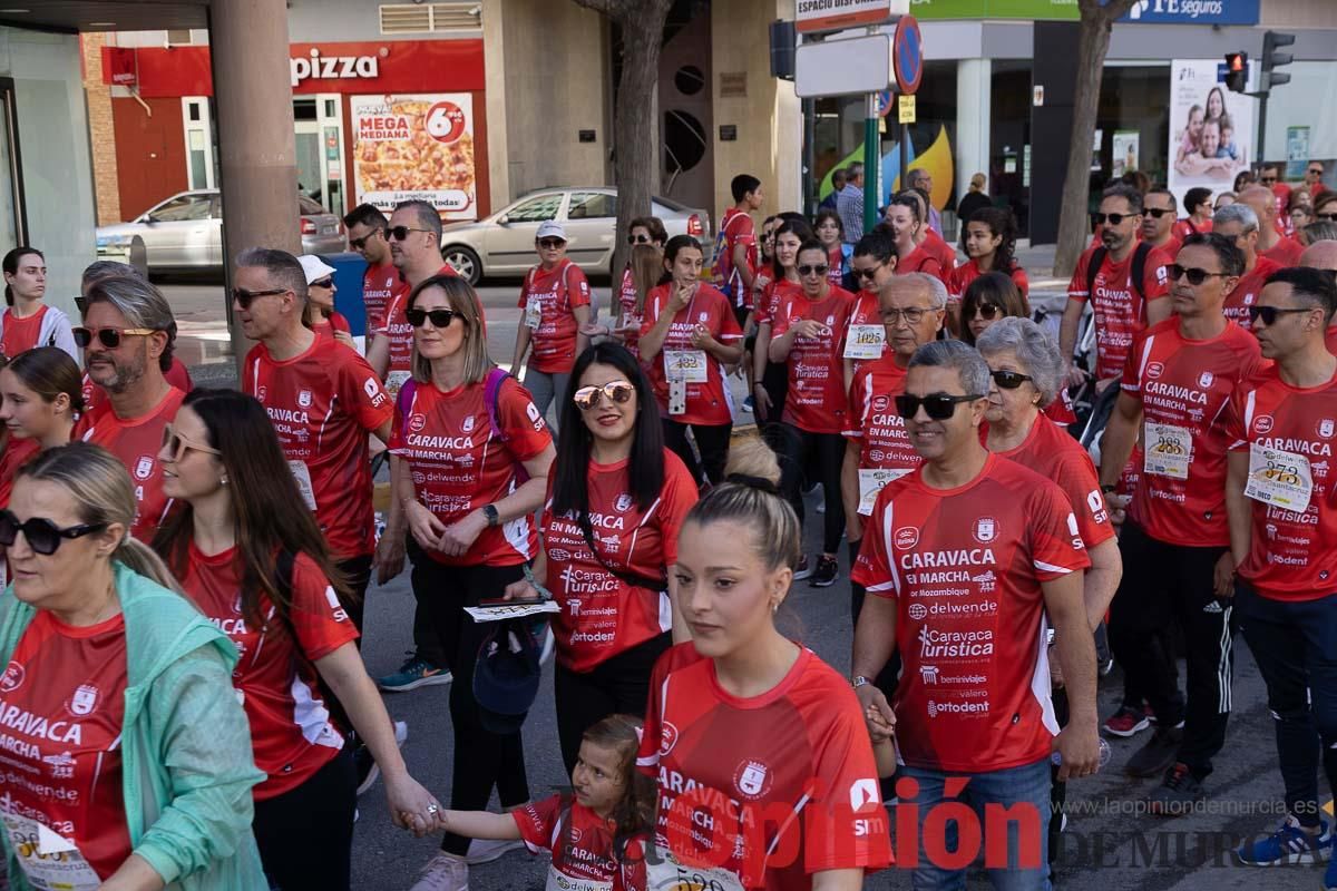 Marcha de la ONG Delwende en Caravaca