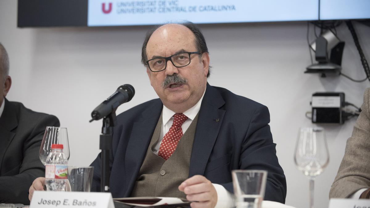 Josep Eladi Baños, rector de la Universitat de Vic- Universitat Central de Catalunya