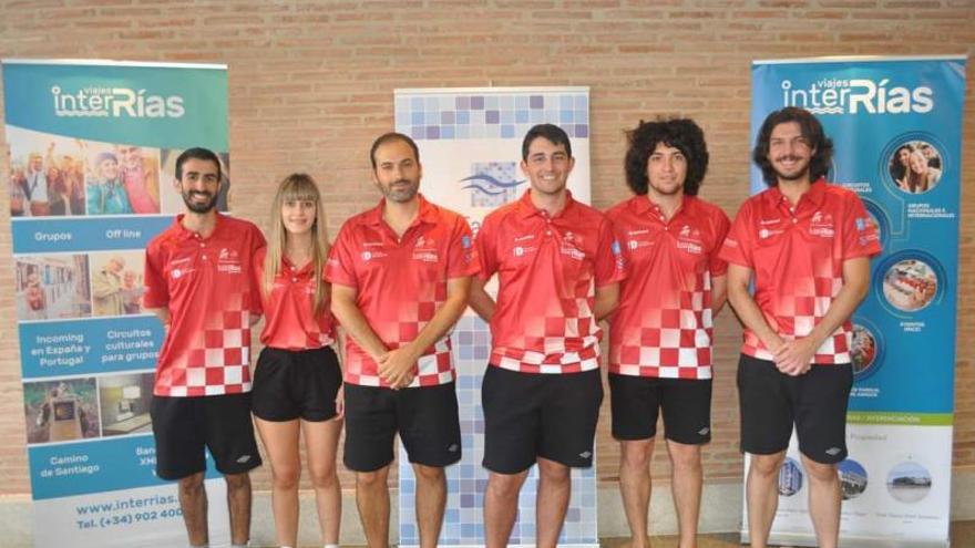 Equipo del Fontecarmoa que compite en el Campeonato de España.