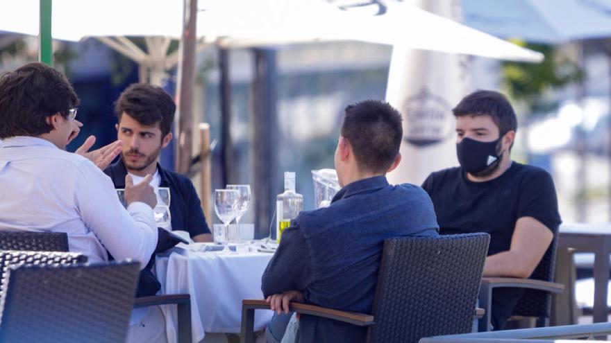 La terrassa d&#039;un bar