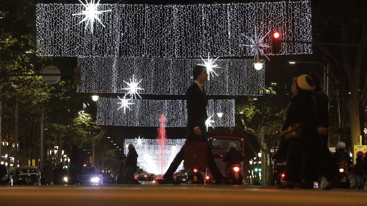 Barcelona enciende las luces de Navidad