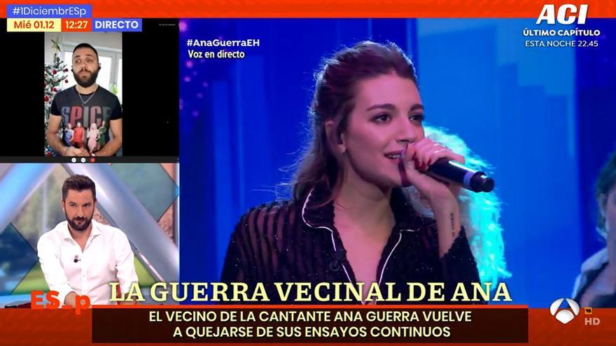 El vecino de Ana Guerra continúa con sus quejas, ahora en Antena 3: &quot;No puedo dormir la siesta&quot;