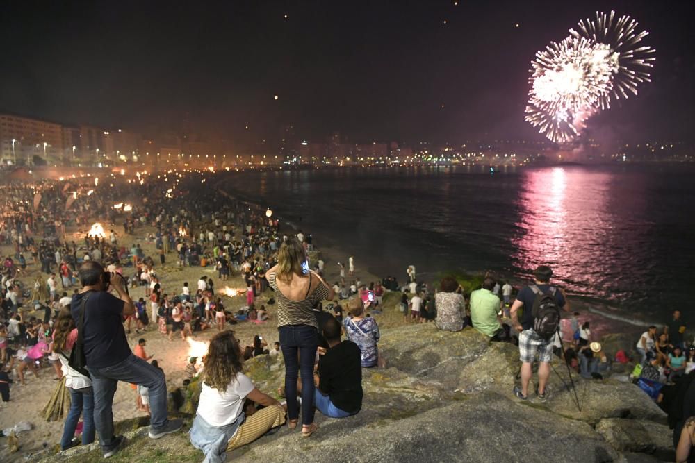 Así fue el día y la noche de San Juan en A Coruña