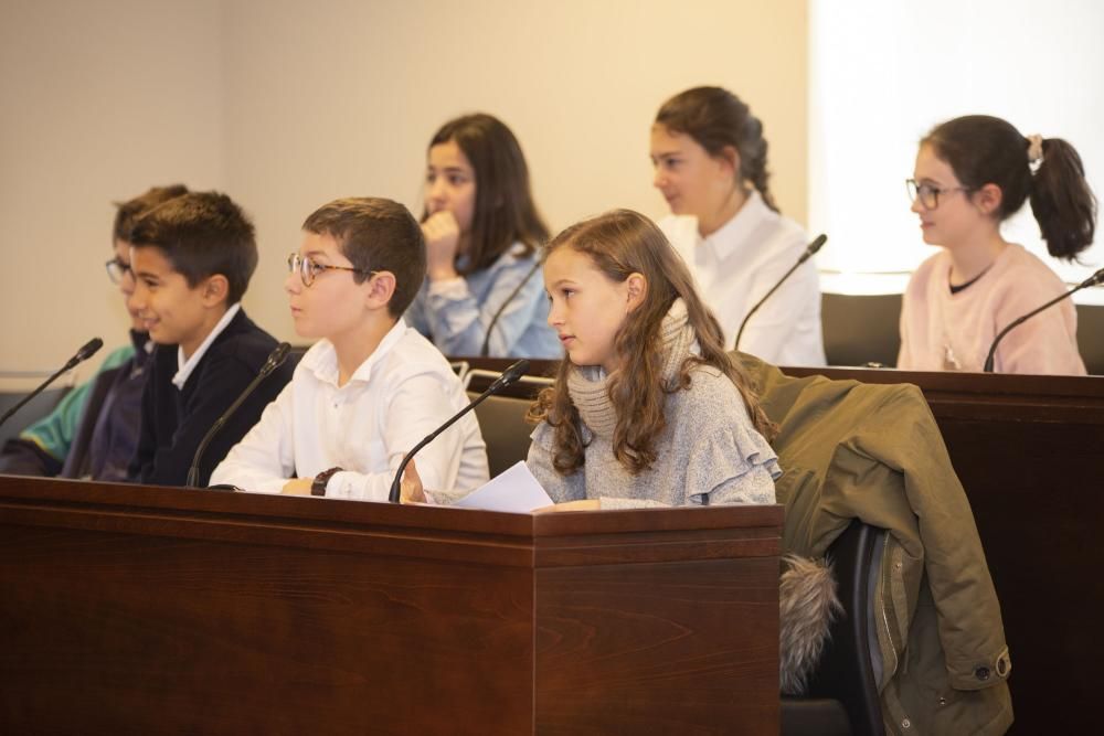 Estudiantes de Sada piden retrasar el encendido navideño para ahorrar energía.