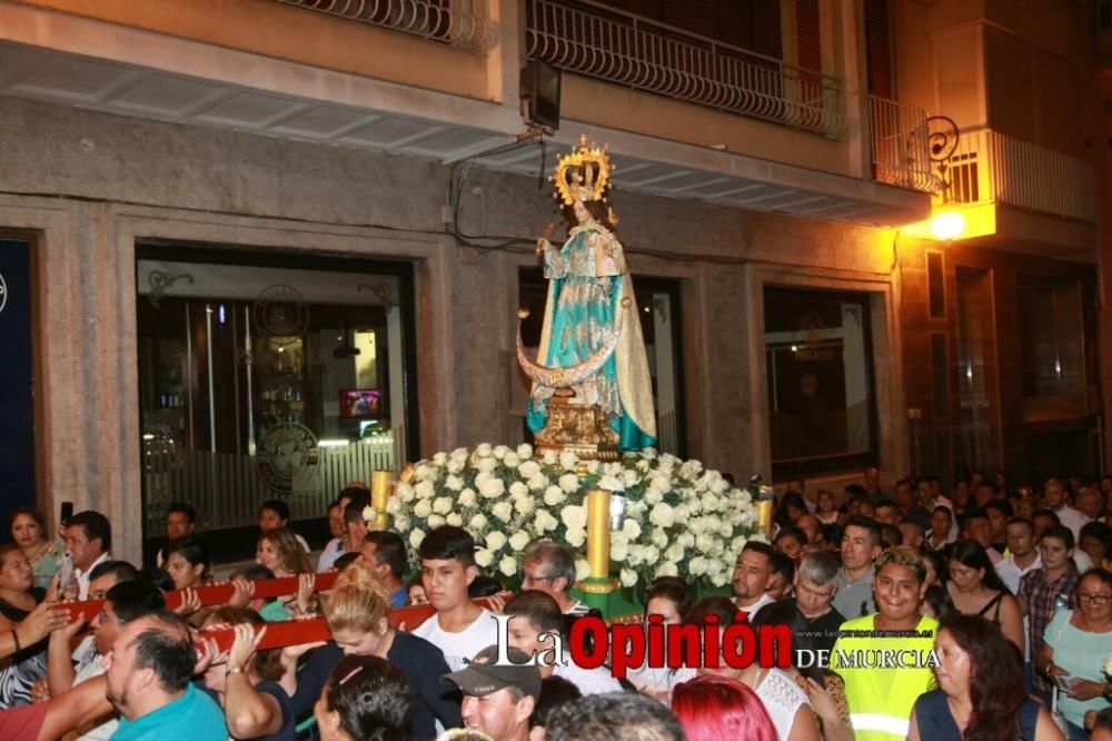 Procesión de la Virgen del Cisne en Lorca