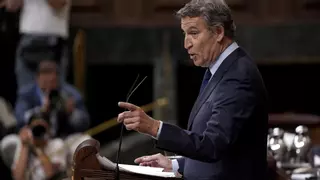 Feijóo a Sánchez: "¿Recuerda sus carcajadas desde esta tribuna? Ya se ríe menos