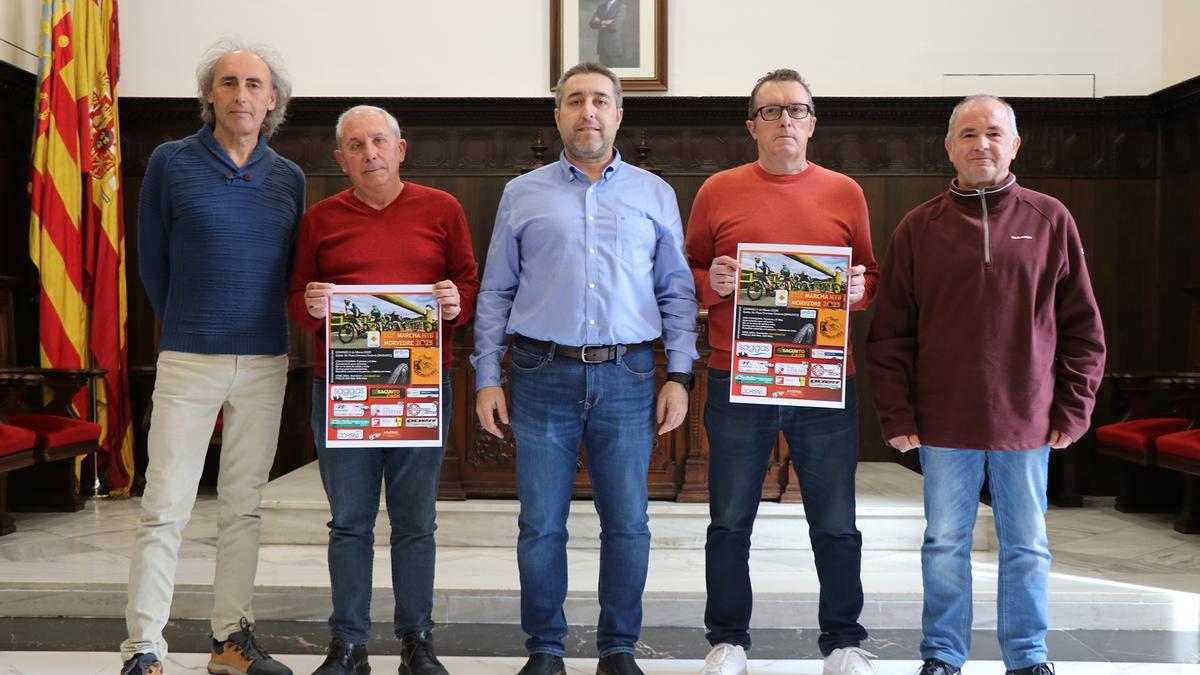 Presentación de la marcha en el Ayuntamiento de Sagunt