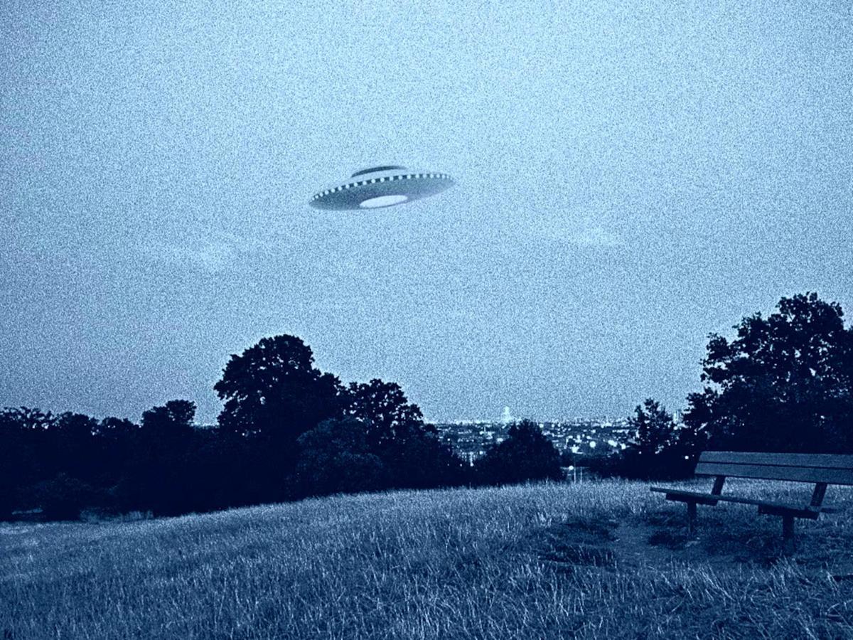 Imagen de un ovni.