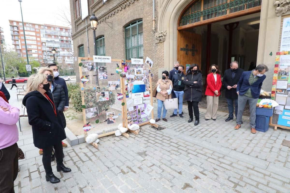 La Caridad sale a la calle Moret para trasmitir un mensaje a todos los zaragozanos