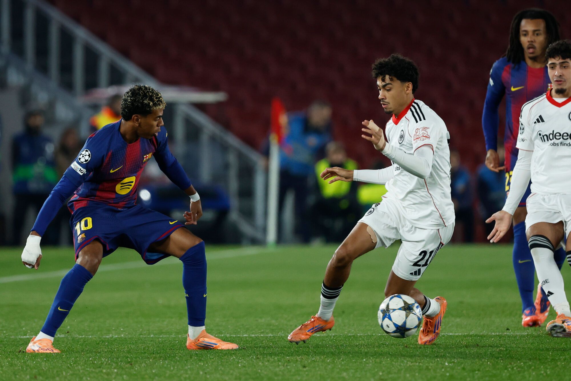 Champions League: FC Barcelona - Eintracht Frankfurt.