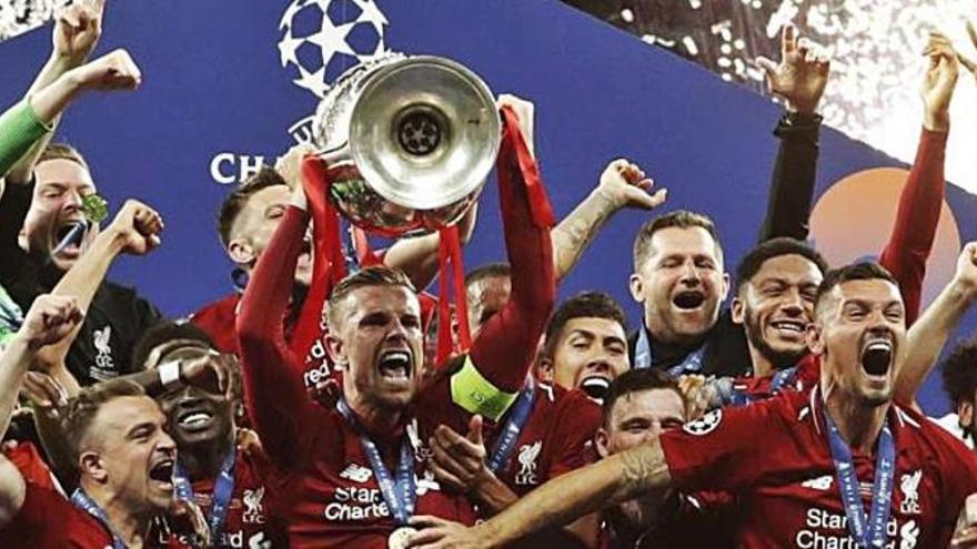 Los jugadores del Liverpool son los vigentes campeones de Champions, aunque este año no podrán repetir tras caer eliminados ante el Atleti.