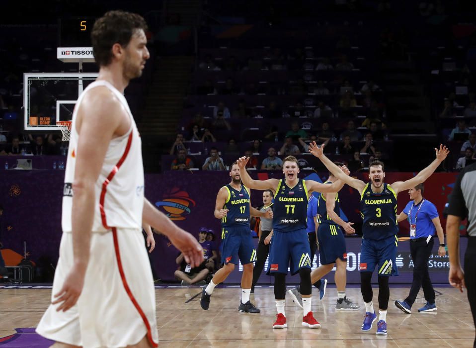 Semifinales del Eurobasket: España - Eslovenia