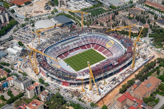El Barça podrà mantenir les obres 24h al Camp Nou en el compte enrere per a l'estrena