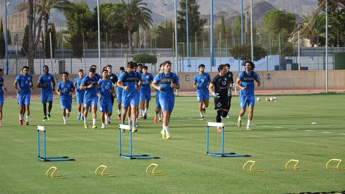 Entrenamiento del Águilas FC