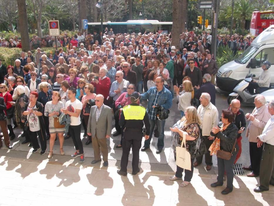 Manifestación contra el impuesto de sucesiones