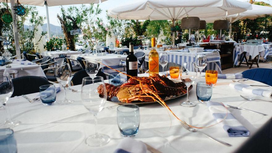 La terrassa exterior d&#039;Els Pescadors de Llançà.