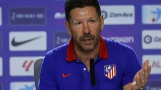 Simeone, sobre el calendario: 'Nadie se va a acordar cuando acabe el partido, me valorarán por lo que suceda'