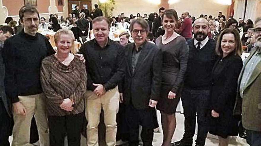 Miembros de Ciudadanos en la cena de Navidad de la formación.