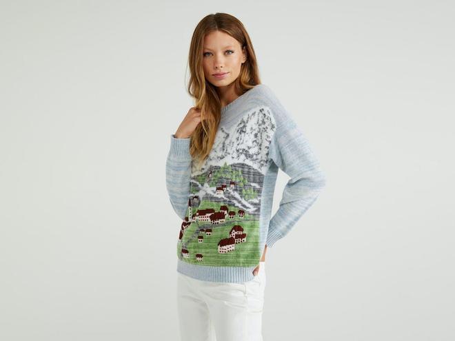 Jersey de jacquard, de Benetton