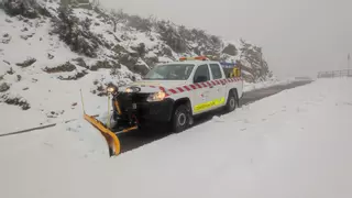 La circulación se reanuda en cuatro carreteras de Cáceres pero el acceso al Pico Villuercas continúa cerrado