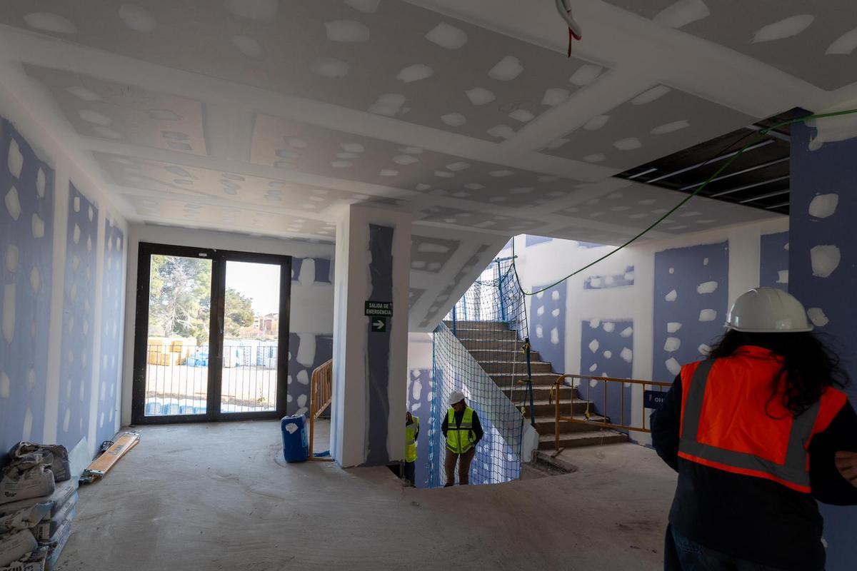 Imagen del interior de uno de los edificios del complejo