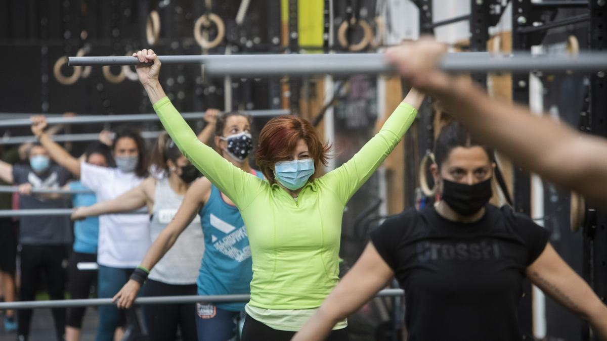 Cuándo puedes entrenar en el gimnasio sin mascarilla