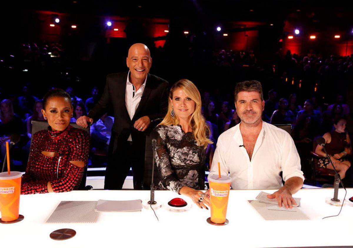 El jurado del programa de televisión America's Got Talent (AGT).