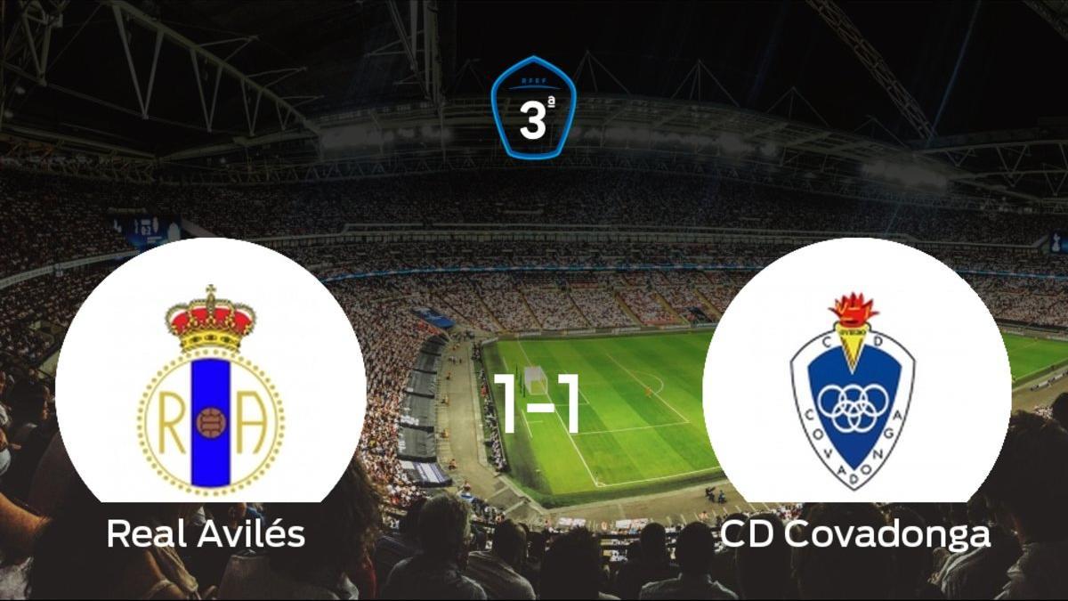 El Covadonga saca un punto al Real Avilés a domicilio 1-1