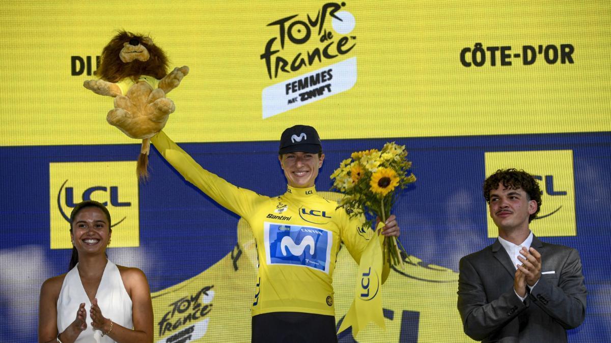 Malren Reusser, nueva líder del Tour de Francia, ya viste de amarillo