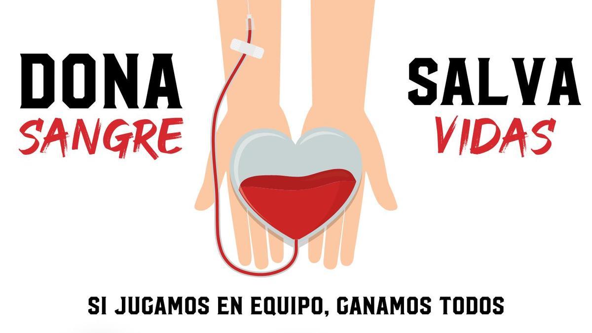 Cartel anunciador de la iniciativa del EÓN Alicante y su Fundación para la donación de sangre