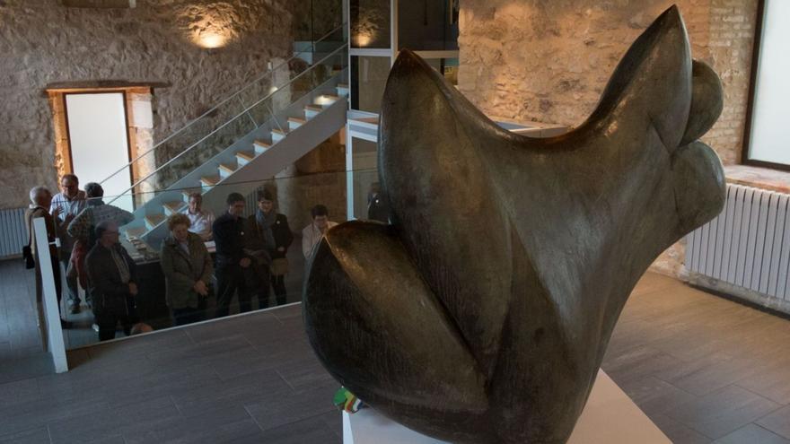 Una de las obras de Baltasar Lobo en la actual sede del museo de la Casa de los Gigantes. | Emilio Fraile