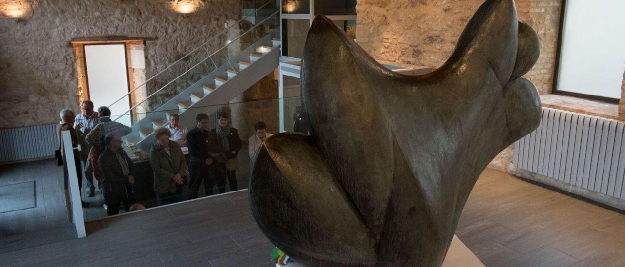 Una de las obras de Baltasar Lobo en la actual sede del museo de la Casa de los Gigantes. | Emilio Fraile