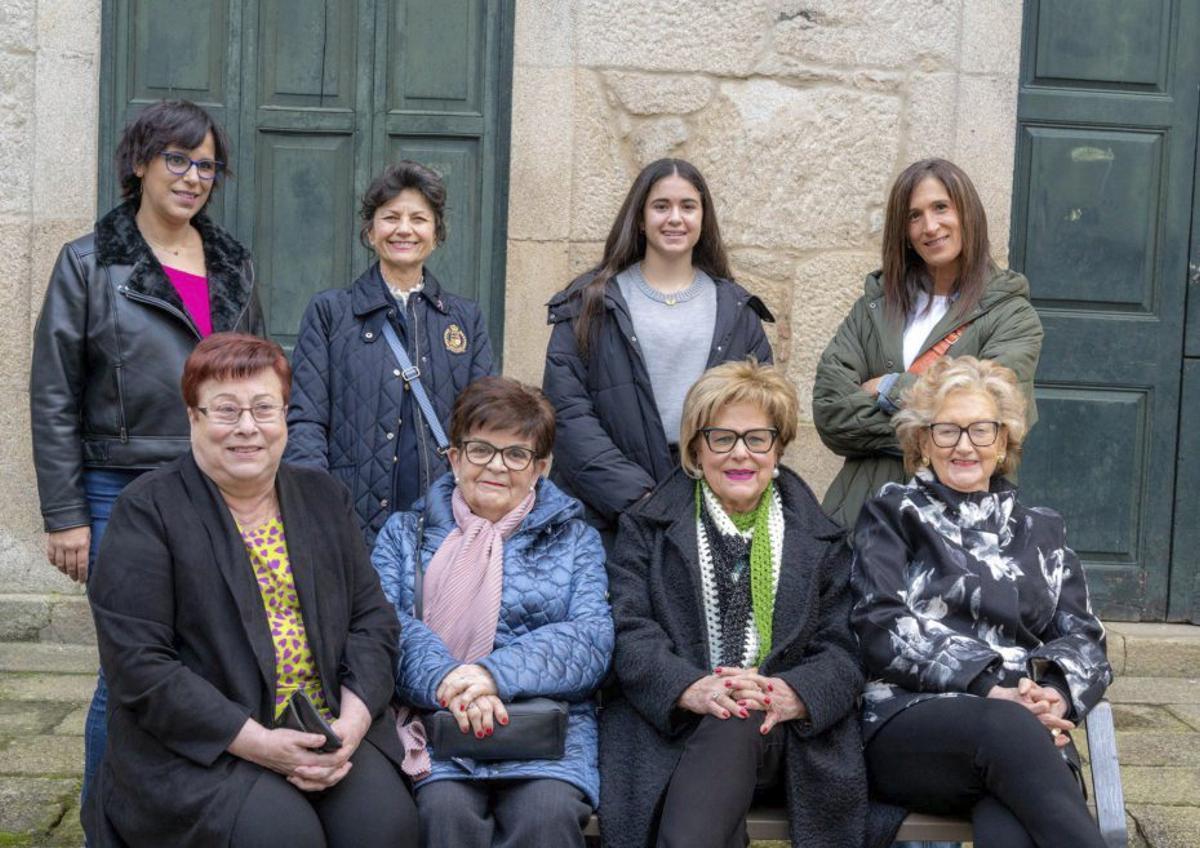 As oito padronesas premiadas como Rumorosas. | CEDIDA