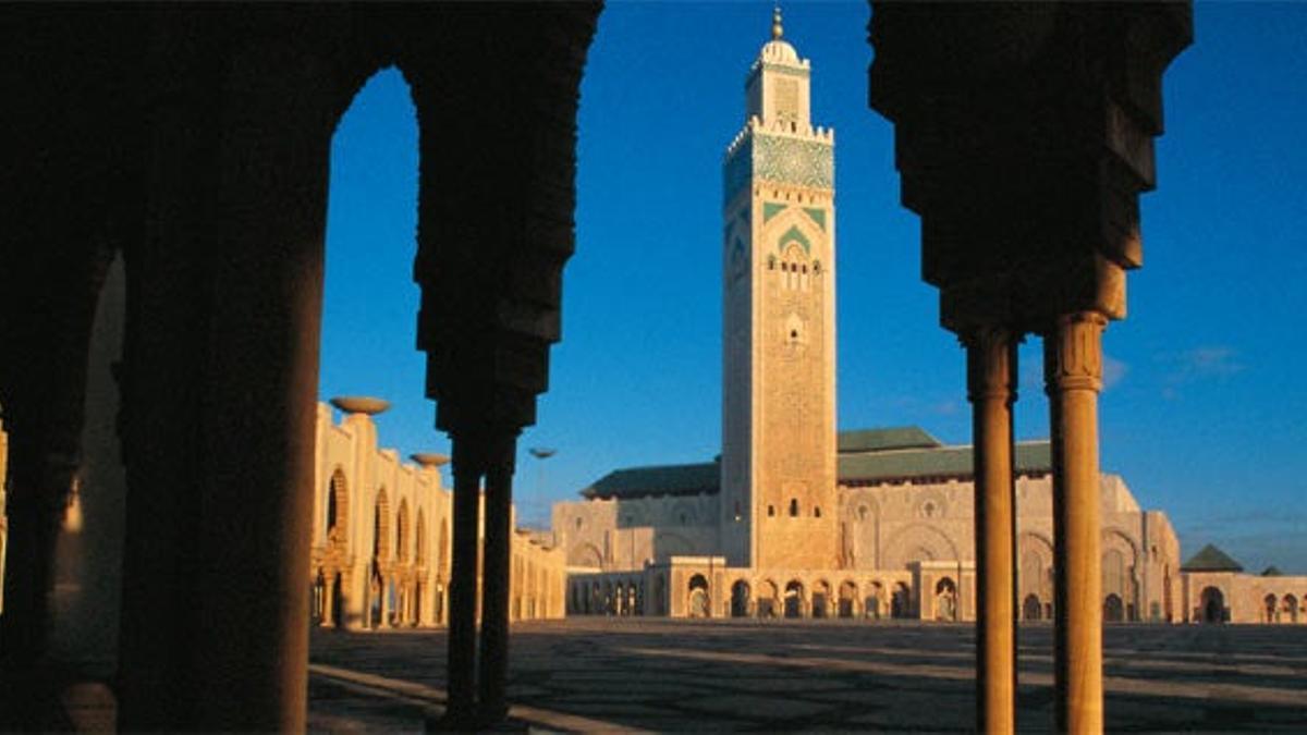 La Gran Mezquita de Casablanca.