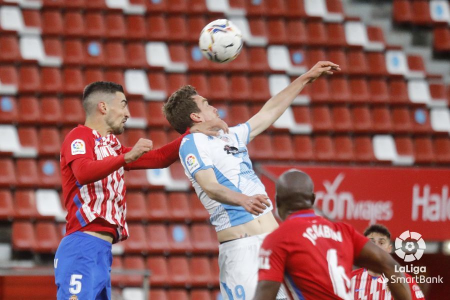 El Sporting-Lugo, en imágenes