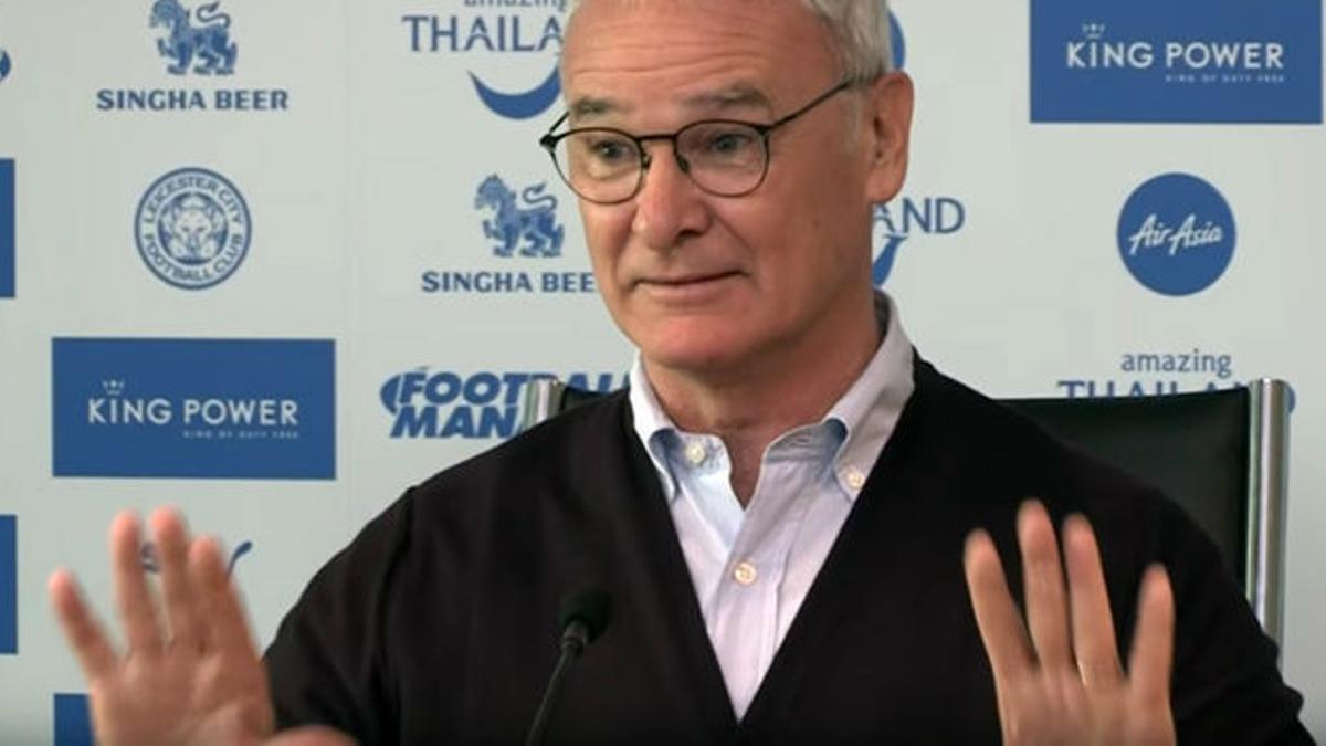 La rueda de prensa más divertida de Ranieri