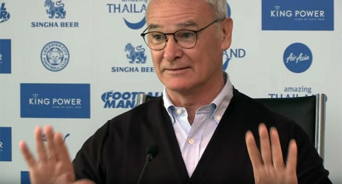 La rueda de prensa más divertida de Ranieri