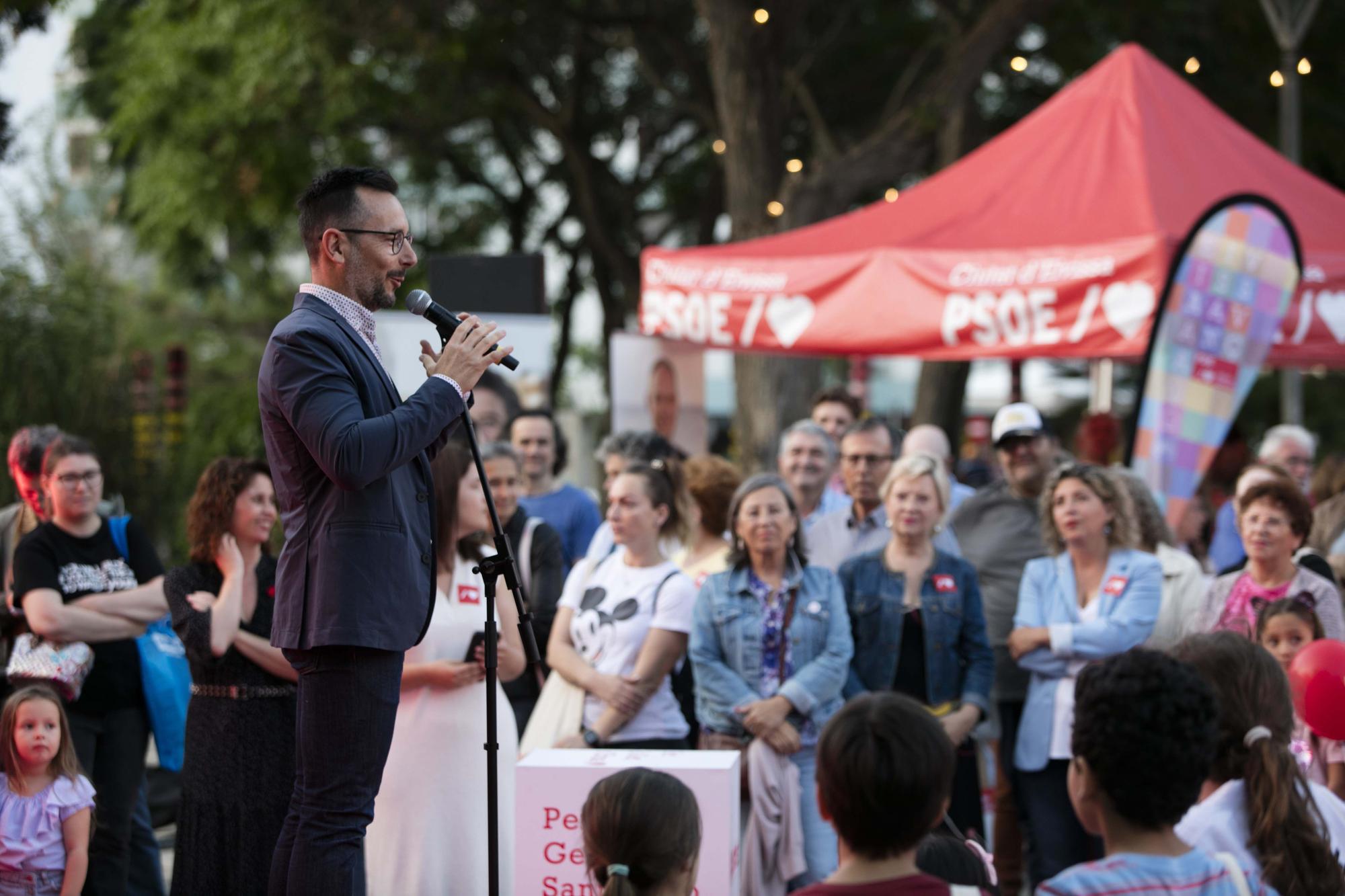 Mira aquí todas las fotos del acto de cierre de campaña del PSOE de Ibiza