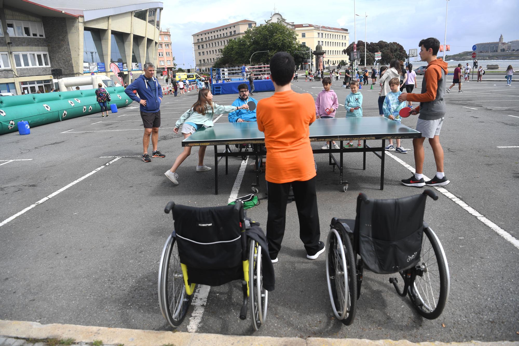 Día del Deporte en la calle de A Coruña