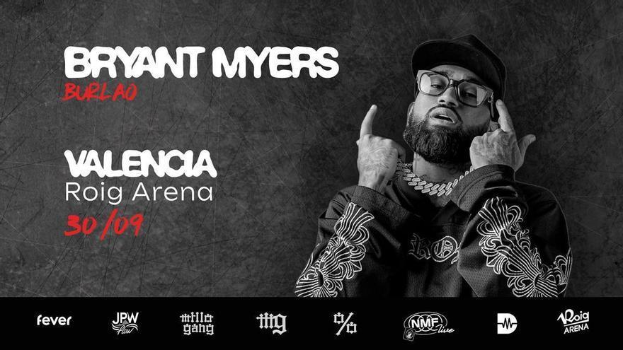 Bryant Myers actuará en el Roig Arena con su 'Burlao Tour'