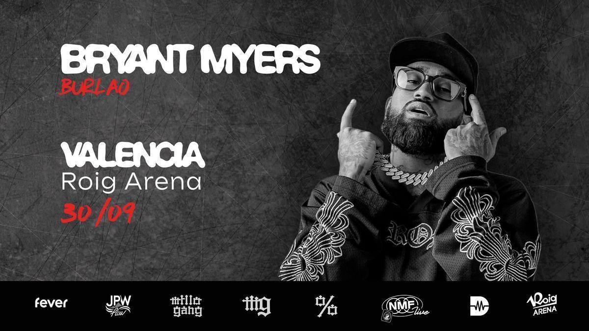 Cartel del concierto de Bryant Myers