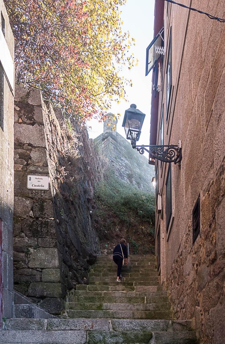 Tramo de la muralla de Vigo.