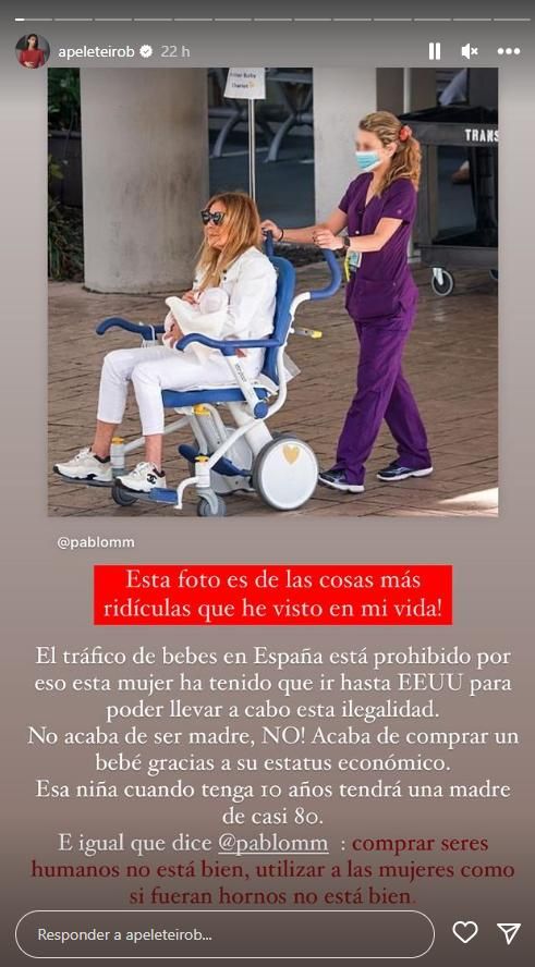 Ana Peleteiro carga contra Ana Obregón