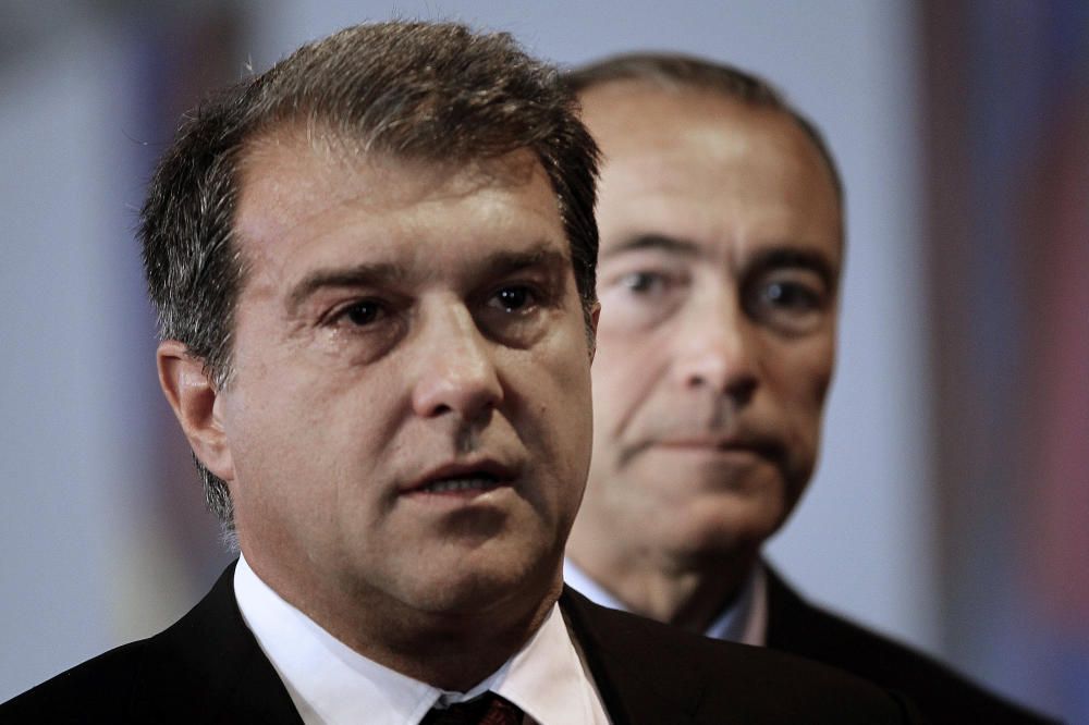 El ex-presidente del FC Barcelona, Laporta.