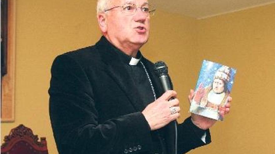 Arturo Climent durante la presentación de la trilogía sobre los Borja.