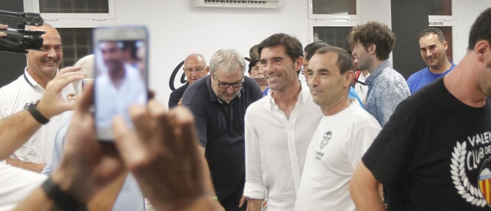 Visita de Marcelino a la Agrupació de Penyes