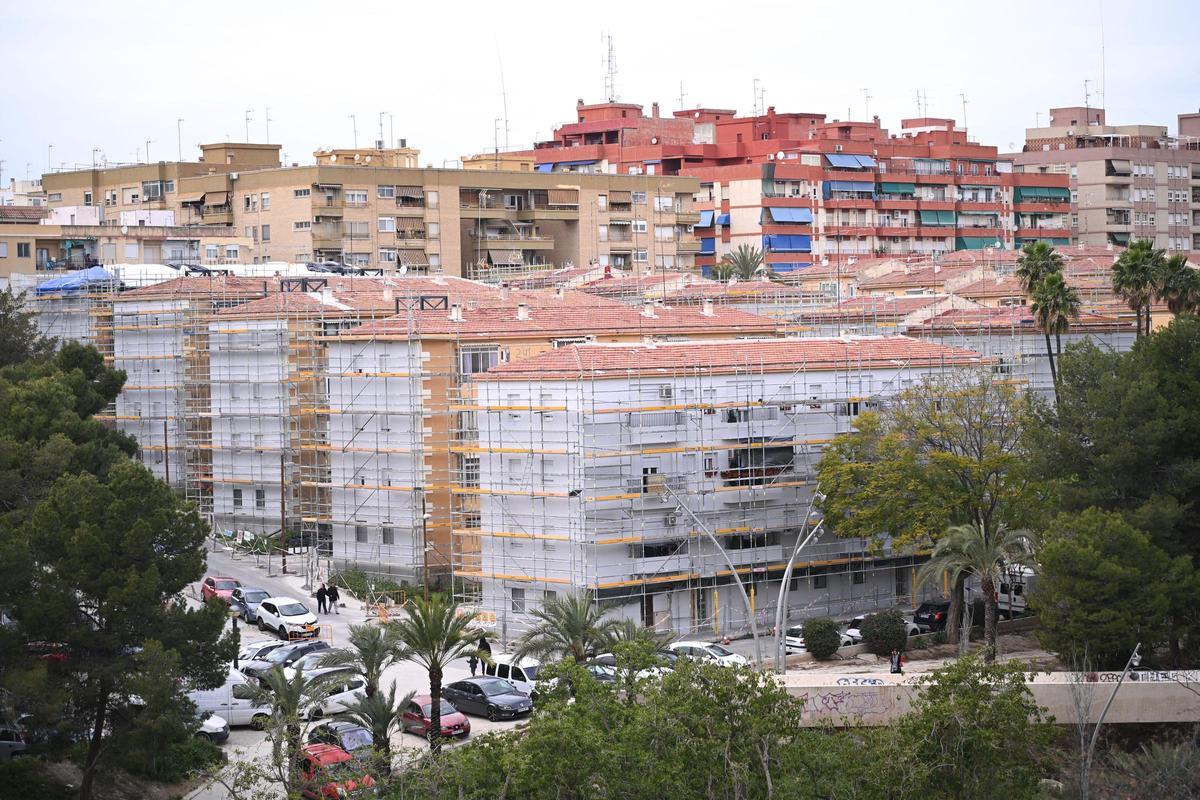 Una vista general del barrio Porfirio Pascual, en una imagen de este viernes.