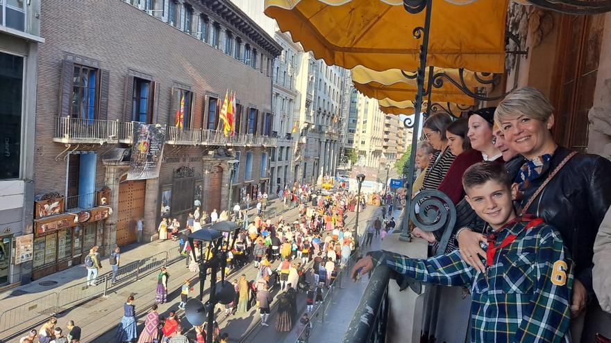 Ofrenda de flores: El mejor balcón de Zaragoza