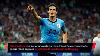 Cavani se retira de la selección uruguaya