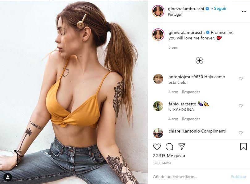 Fotos: Ginevra Lambruschi y Mirko Antonucci, despedido por 'instagramer'